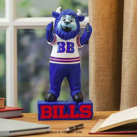 Figura Coleccionable Buffalo Bills Mascot Statue Evergreen Verde