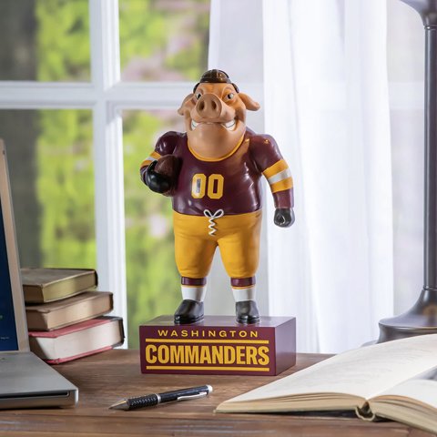 Figura Coleccionable Washington Commanders Mascot Statue Evergreen Verde