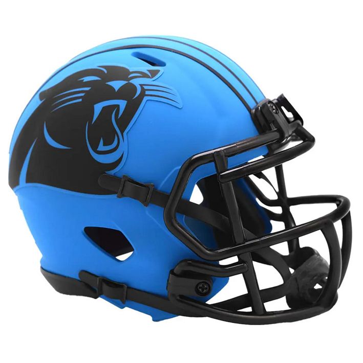 Minicasco Carolina Panthers Speed Rave Riddell