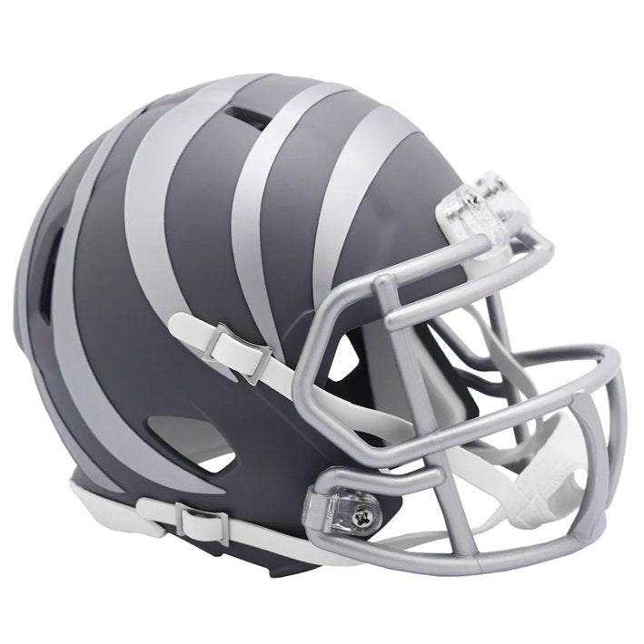 Minicasco Cincinnati Bengals Speed Slate Riddell Gris Pizarra