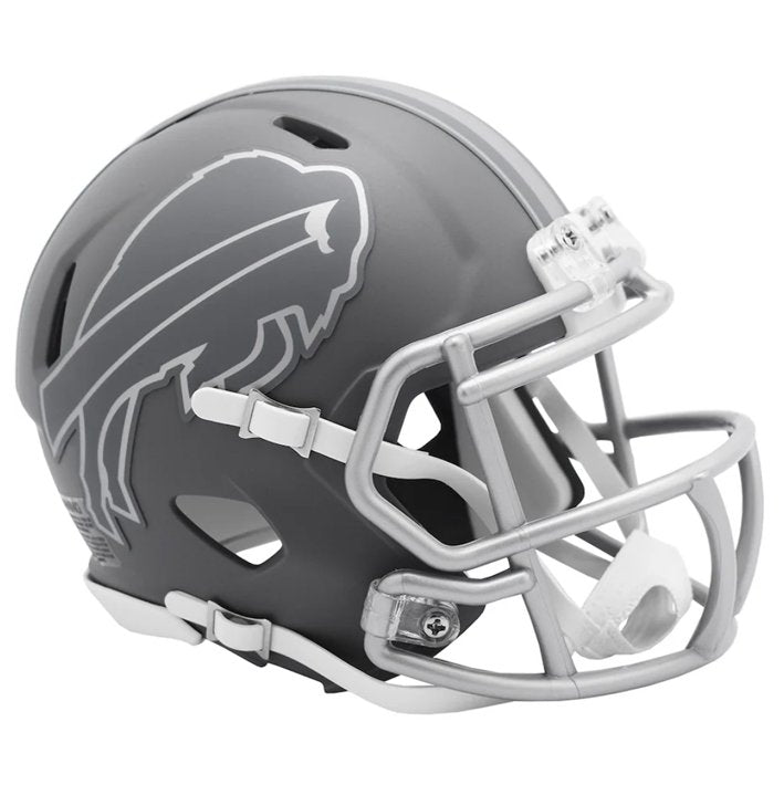 Minicasco Buffalo Bills Speed Slate Riddell Gris Pizarra