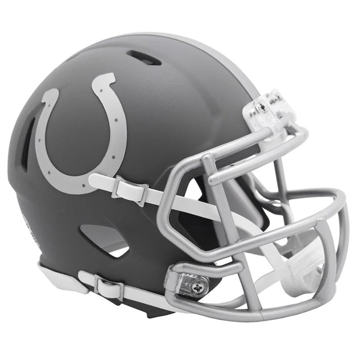 Minicasco Indianapolis Colts Speed Slate Riddell Gris Pizarra