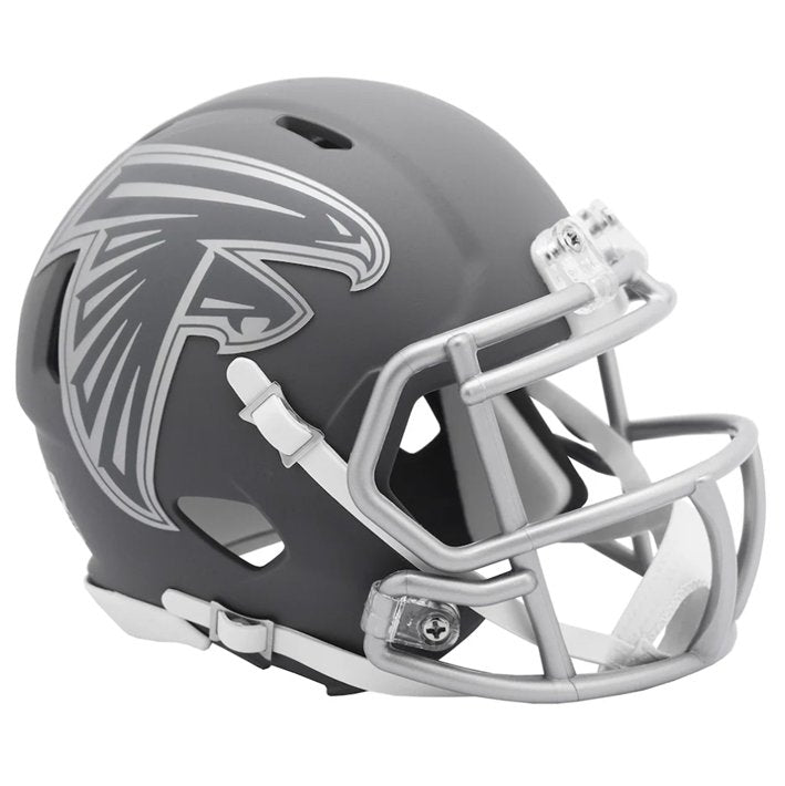 Minicasco Atlanta Falcons Speed Slate Riddell Gris Pizarra