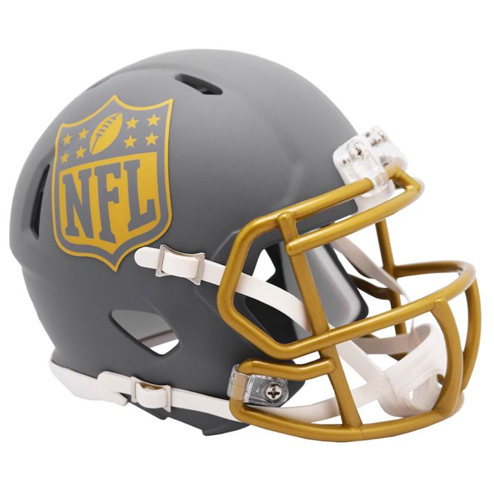 Minicasco Speed Slate Riddell Gris Pizarra
