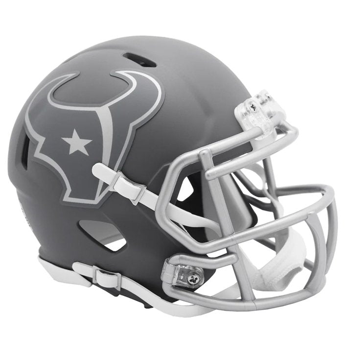 Minicasco Houston Texans Speed Slate Riddell Gris Pizarra