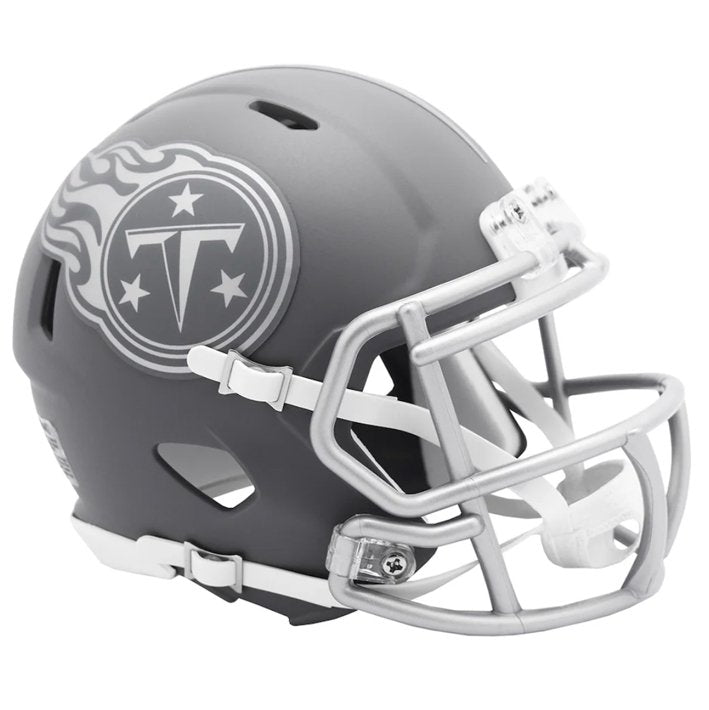Minicasco Tennessee Titans Speed Slate Riddell Gris Pizarra