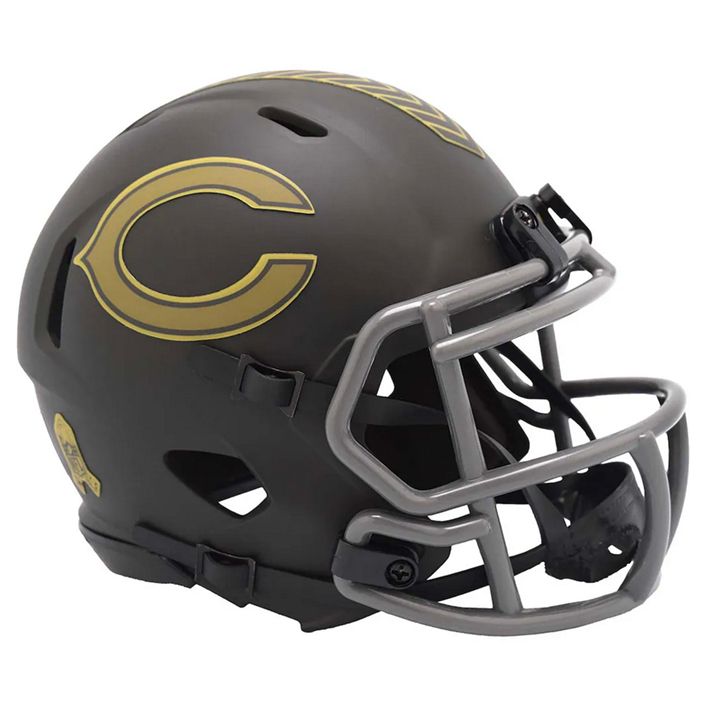 Minicasco Chicago Bears Speed Salute to Service 2025 Riddell