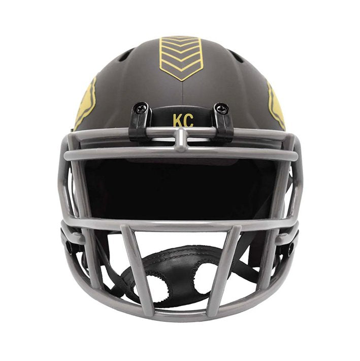 Minicasco Kansas City Chiefs Speed Salute to Service 2025 Riddell