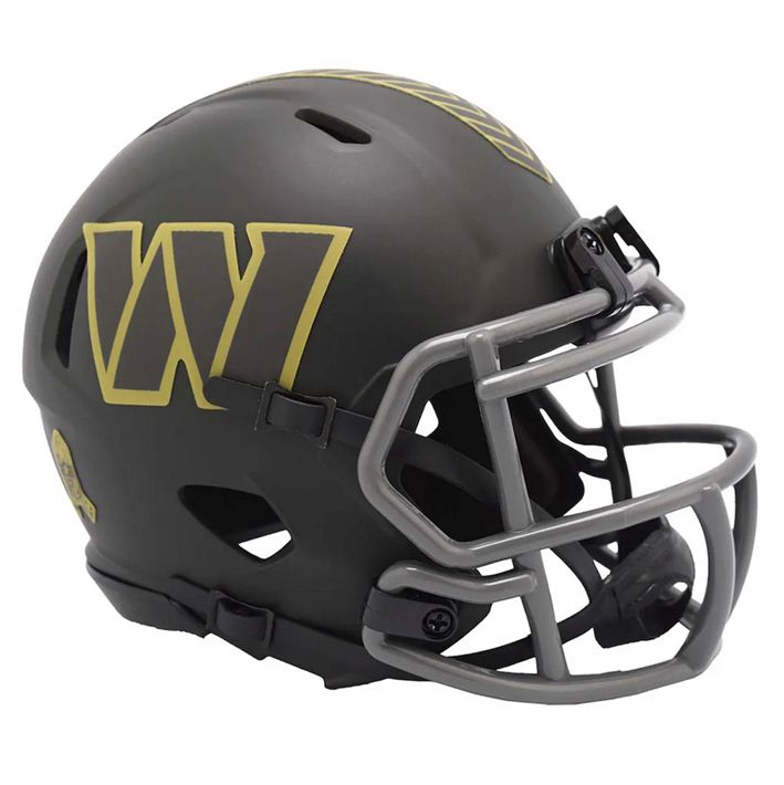 Minicasco Washington Commanders Speed Salute to Service 2025 Riddell