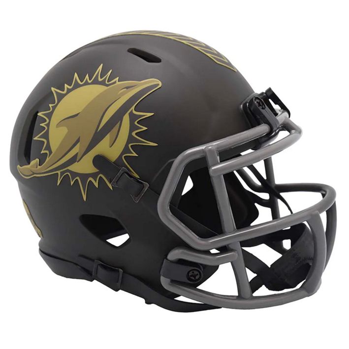 Minicasco Miami Dolphins Speed Salute to Service 2025 Riddell