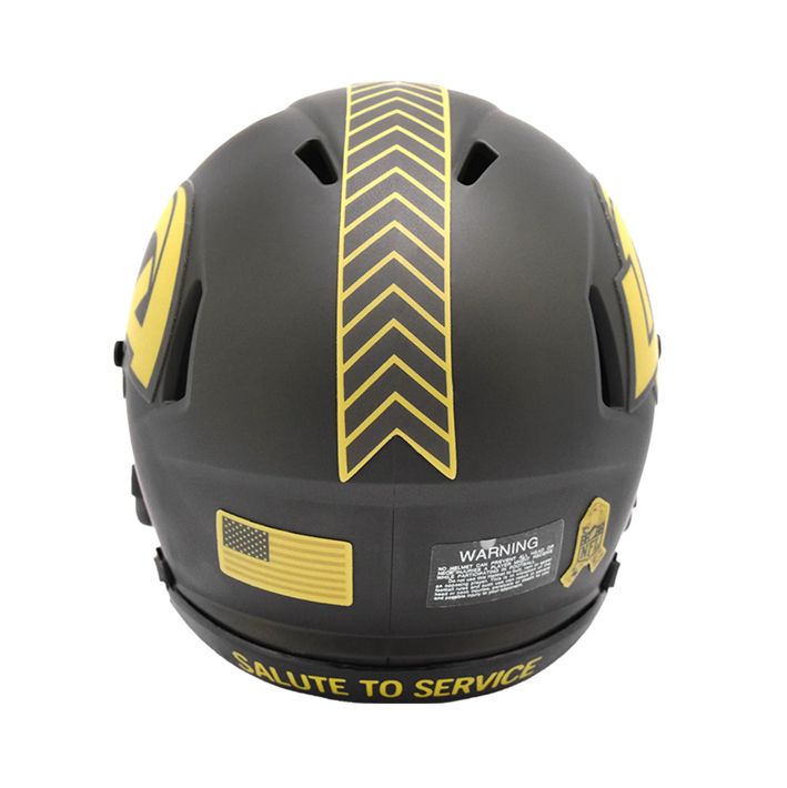 Minicasco Los Angeles Rams Speed Salute to Service 2025 Riddell