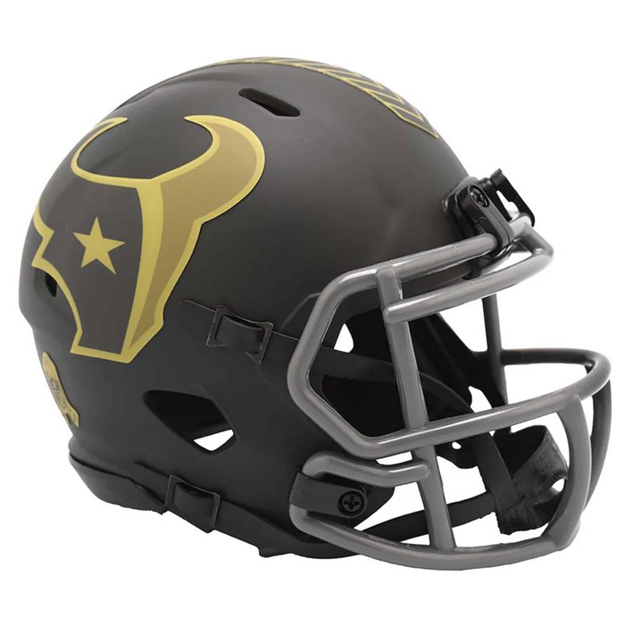 Minicasco Houston Texans Speed Salute to Service 2025 Riddell