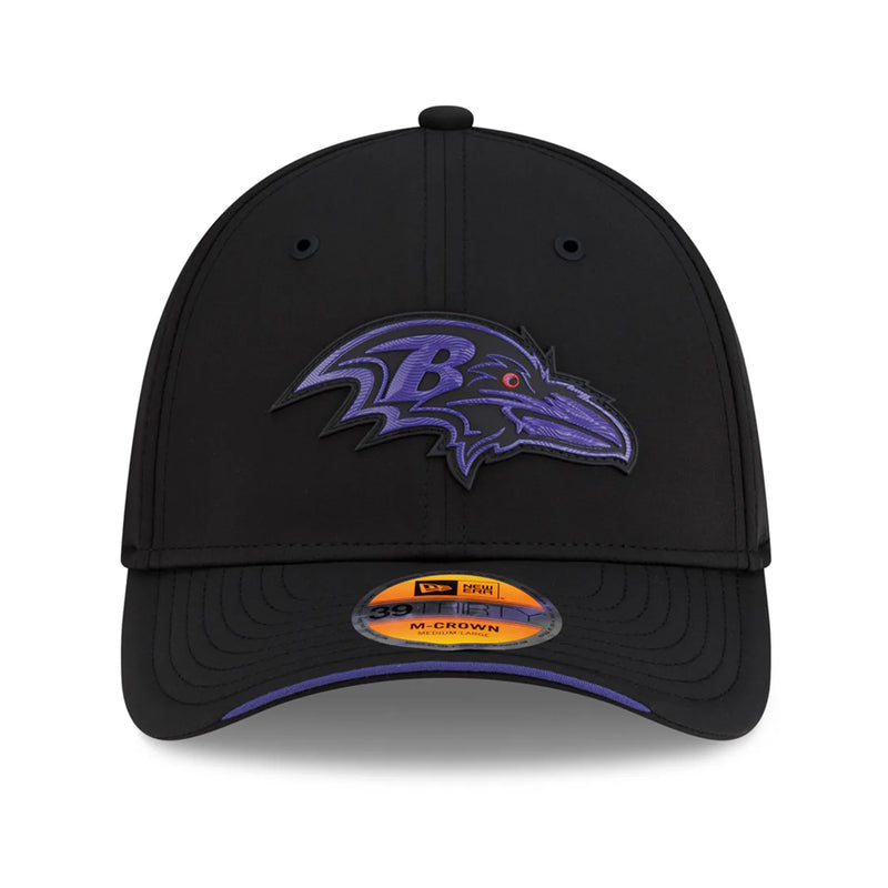 Gorra 39THIRTY Baltimore Ravens Sideline 2026 New Era Negro