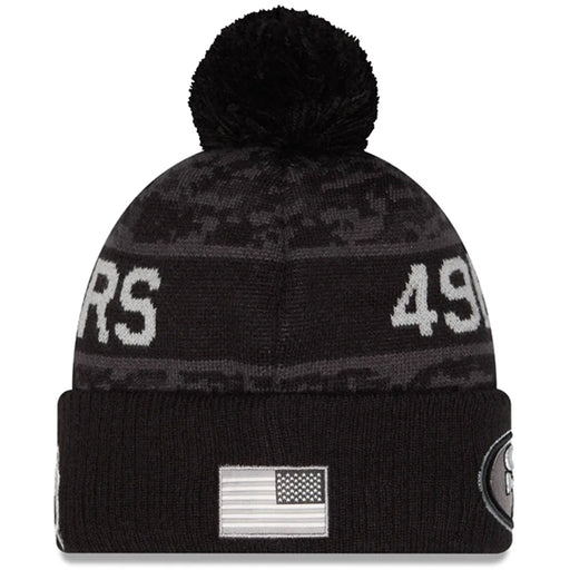 Gorro Beanie San Francisco 49ers Salute to Service 2026 New Era Negro