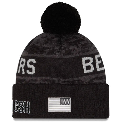 Gorro Beanie Chicago Bears Salute to Service 2026 New Era Negro