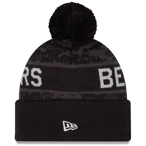 Gorro Beanie Chicago Bears Salute to Service 2026 New Era Negro