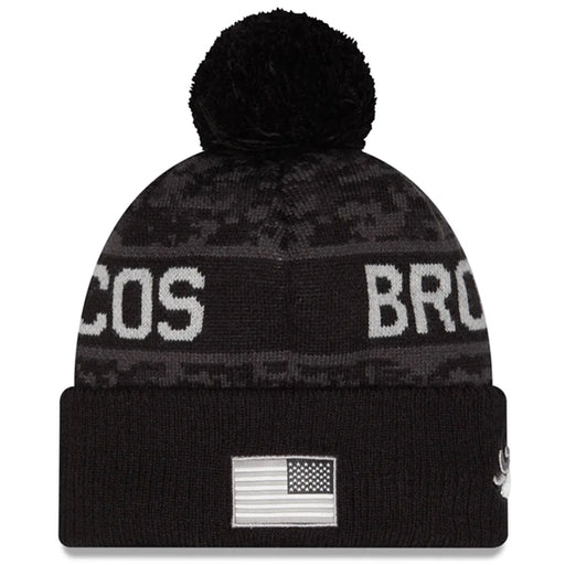 Gorro Beanie Denver Broncos Salute to Service 2026 New Era Negro