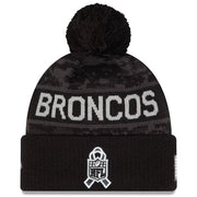 Gorro Beanie Denver Broncos Salute to Service 2026 New Era Negro