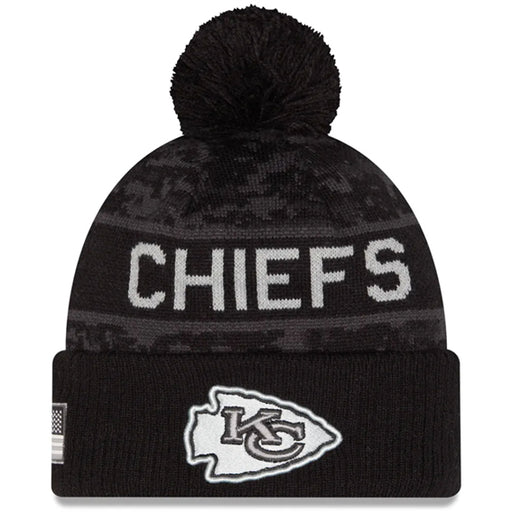 Gorro Beanie Kansas City Chiefs Salute to Service 2026 New Era Negro