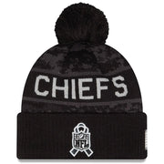 Gorro Beanie Kansas City Chiefs Salute to Service 2026 New Era Negro