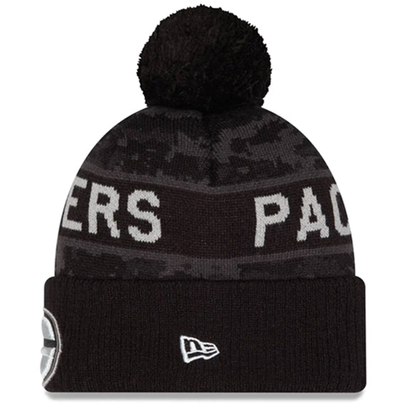 Gorro Beanie Green Bay Packers Salute to Service 2026 New Era Negro