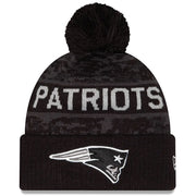Gorro Beanie New England Patriots Salute to Service 2026 New Era Negro
