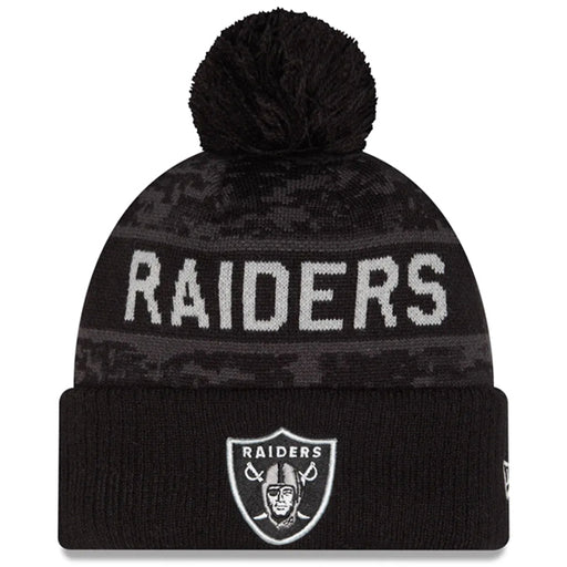 Gorro Beanie Las Vegas Raiders Salute to Service 2026 New Era Negro
