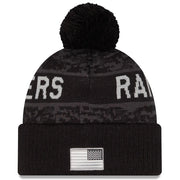 Gorro Beanie Las Vegas Raiders Salute to Service 2026 New Era Negro