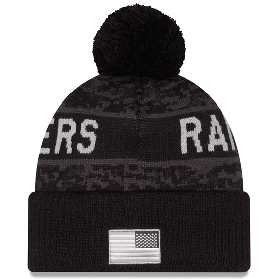 Gorro Beanie Las Vegas Raiders Salute to Service 2026 New Era Negro