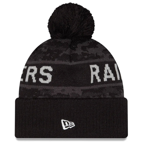 Gorro Beanie Las Vegas Raiders Salute to Service 2026 New Era Negro