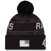 Gorro Beanie Los Angeles Rams Salute to Service 2026 New Era Negro