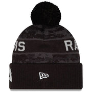 Gorro Beanie Los Angeles Rams Salute to Service 2026 New Era Negro