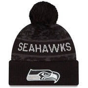 Gorro Beanie Seattle Seahawks Salute to Service 2026 New Era Negro
