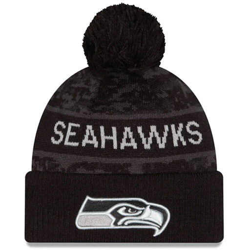 Gorro Beanie Seattle Seahawks Salute to Service 2026 New Era Negro