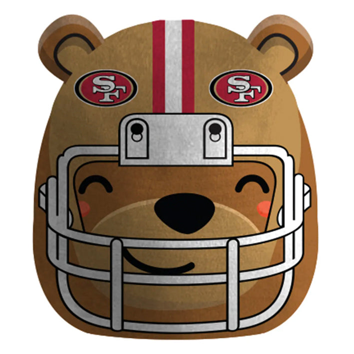 Cojín San Francisco 49ers Mascot Pillow 14x12.5 Pegasus Sports