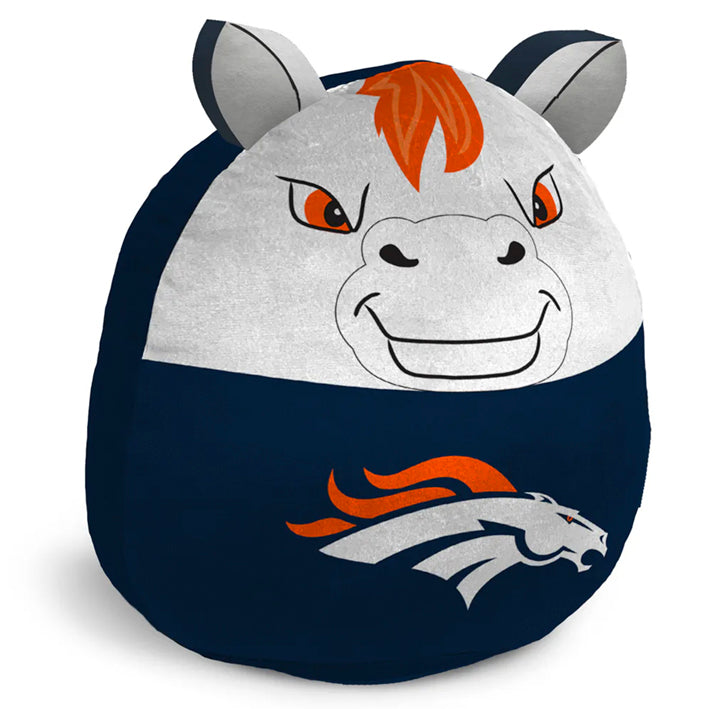 Cojín Denver Broncos Mascot Pillow 14x12.5 Pegasus Sports