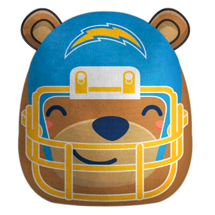 Cojín Los Angeles Chargers Mascot Pillow 14x12.5 Pegasus Sports
