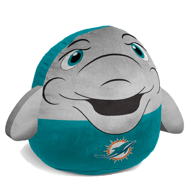 Cojín Miami Dolphins Mascot Pillow 14x12.5 Pegasus Sports