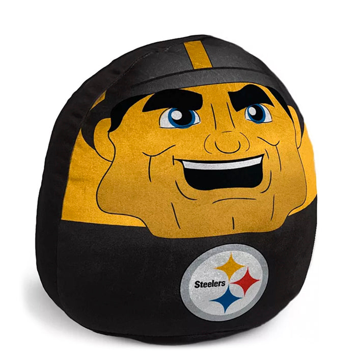 Cojín Pittsburgh Steelers Mascot Pillow 14x12.5 Pegasus Sports