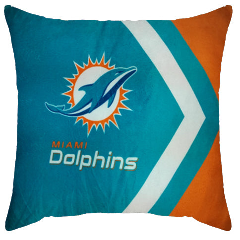 Cojín Miami Dolphins Pillow Stripes 18x18 Pegasus Sports