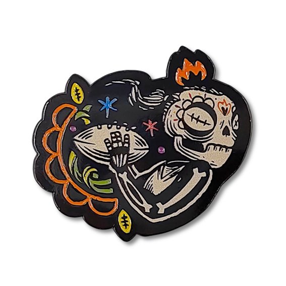 Pin Hasta La Muerte Doodle Jugadora Aminco
