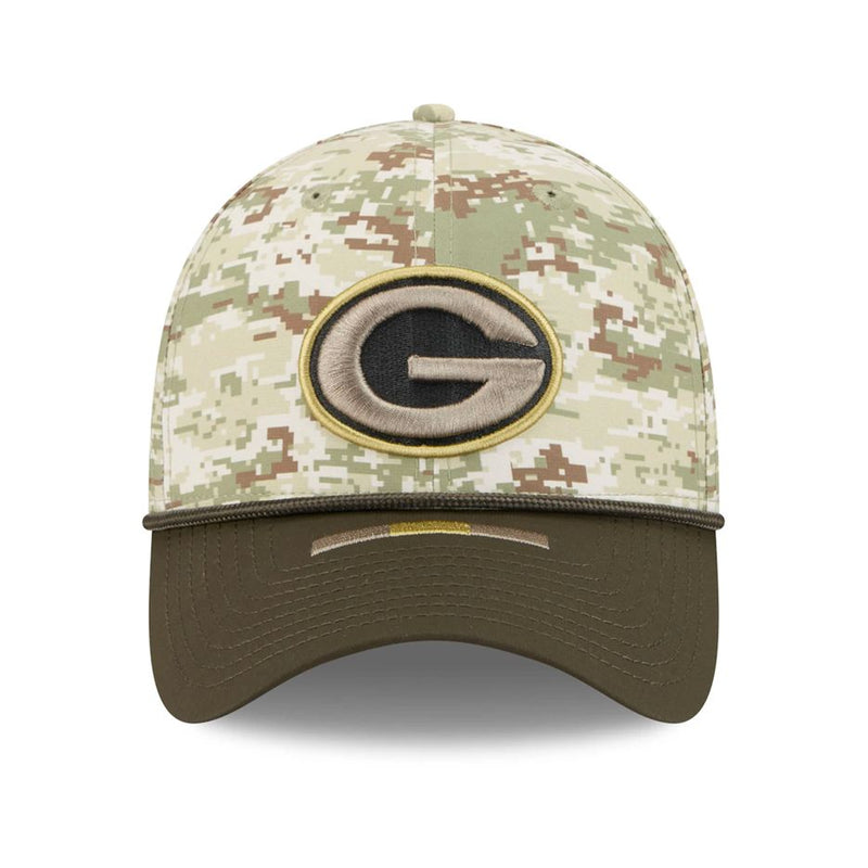 Gorra 39THIRTY Green Bay Packers Salute to Service 2025 New Era Camuflaje