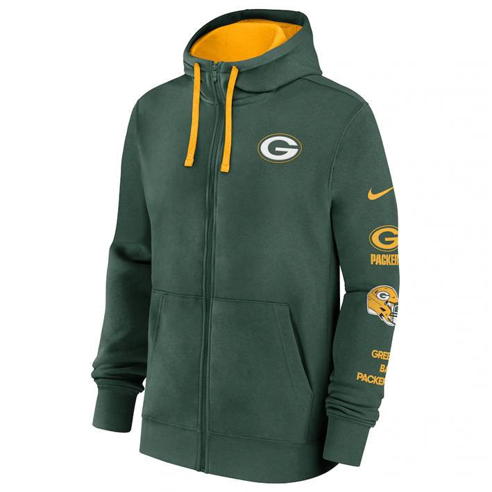 Sudadera Green Bay Packers Full Zip Nike