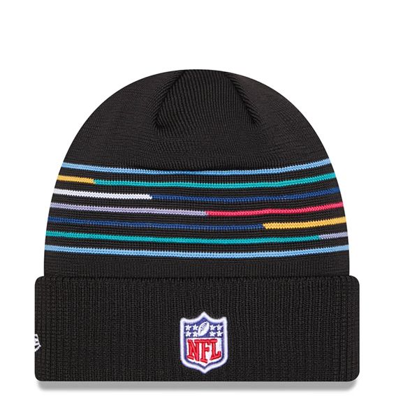 Gorro Beanie Green Bay Packers Crucial Catch 2025 New Era Negro