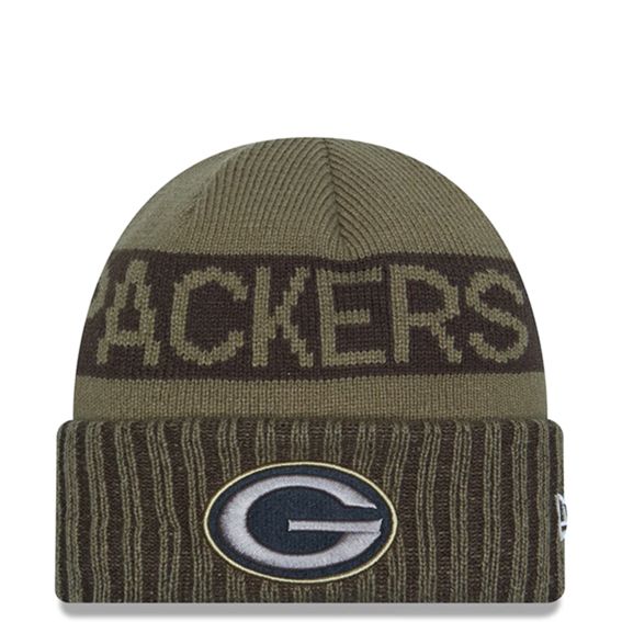 Gorro Beanie Green Bay Packers Salute to Service 2025 Dkm New Era