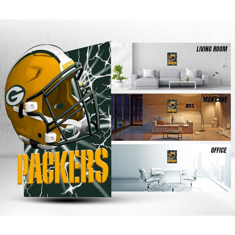 Cuadro Decorativo Green Bay Packers Poster 3D 12 Sports Culture