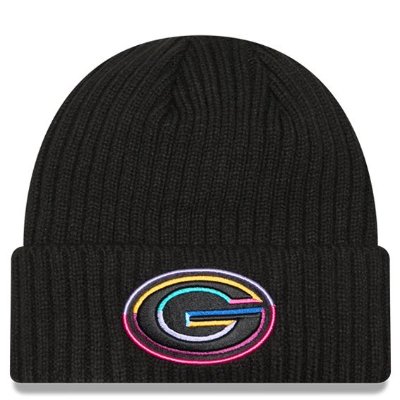 Gorro Beanie Green Bay Packers Crucial Catch 2024 Tech New Era