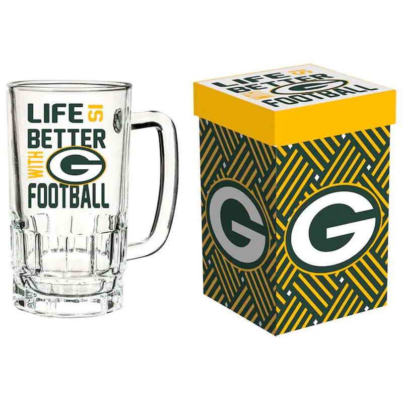 Tarro Green Bay Packers Boxed 18 oz Evergreen