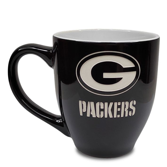 Taza Green Bay Packers 15 oz Negro