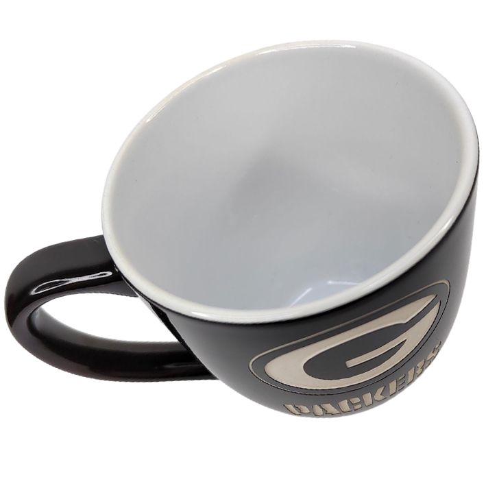 Taza Green Bay Packers 15 oz Negro